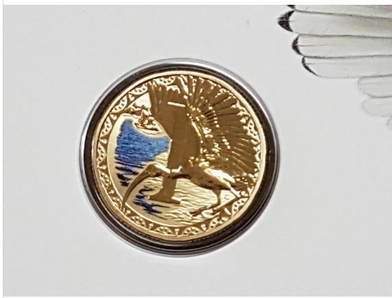 2017 Alphabet Collection Letter I $1 Coloured Frosted Coin RAM