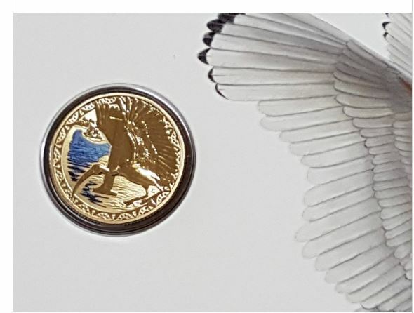 2017 Alphabet Collection Letter I $1 Coloured Frosted Coin RAM