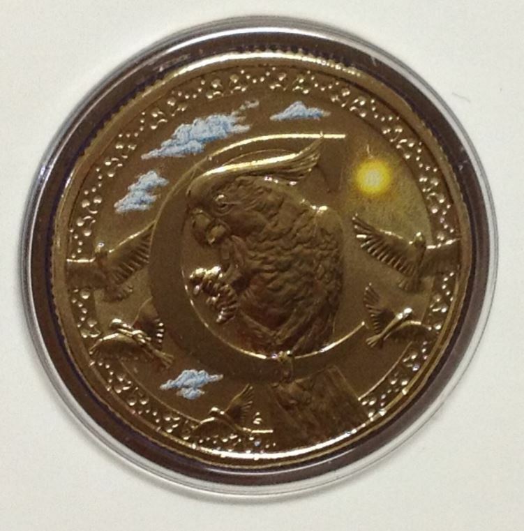 2017 Alphabet Collection Letter C $1 Coloured Frosted Coin RAM
