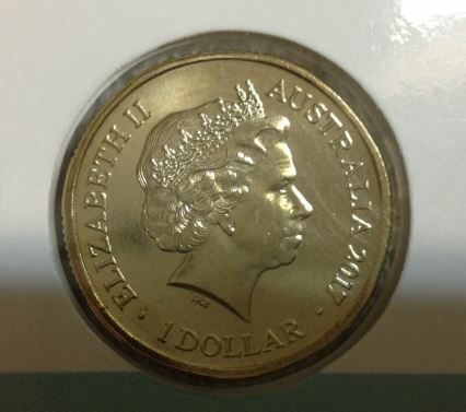 2017 $1 Centenary of the Trans-Australian Railway 'M' Melbourne Counterstamp