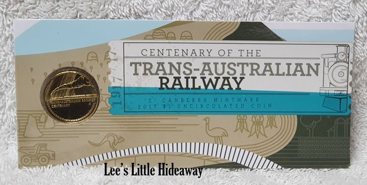 2017 $1 Centenary of the Trans-Australian Railway C Mintmark Counterstamp Royal Australian Mint