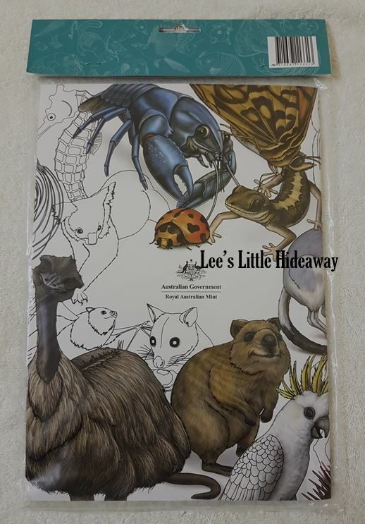 Animal Alphabet Coins Colouring Book