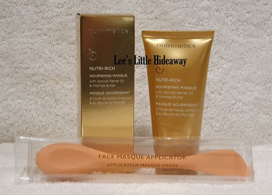 Nutrimetics Nutri-Rich Nourishing Masque 75ml & BONUS Apricot Face Mask Brush/Applicator