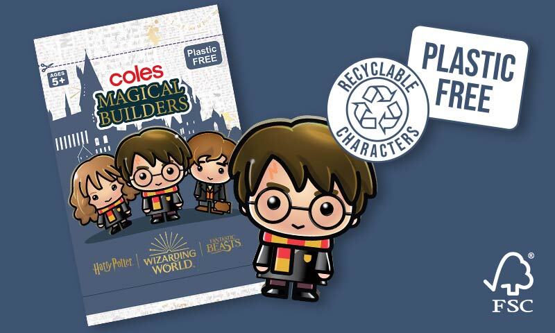 Coles Magical Builders Collector Cards (Harry Potter) x 10 - Pennyroyal Hall Fundraiser