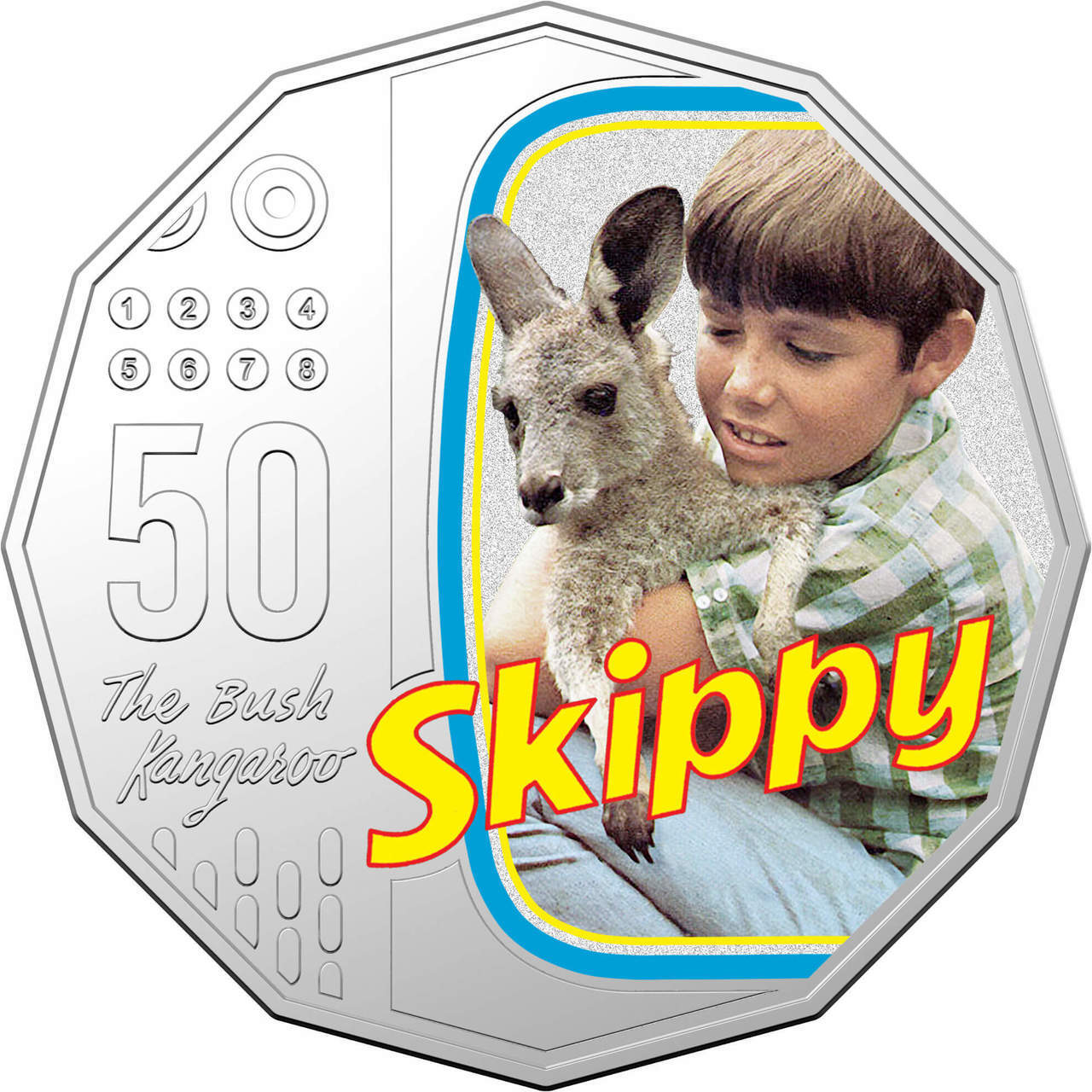 2020 Skippy the Bush Kangaroo 50c PNC