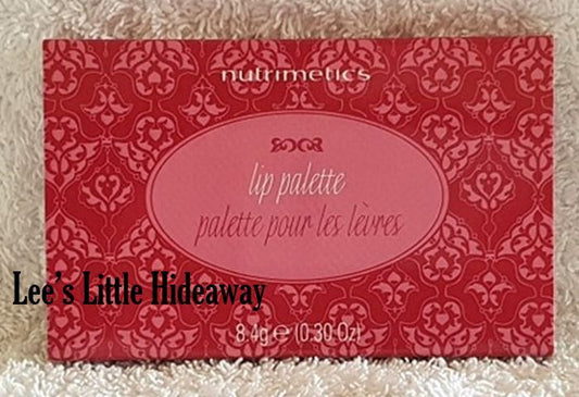 Nutrimetics Lip Palette 8.4g - 6 lipsticks & brush
