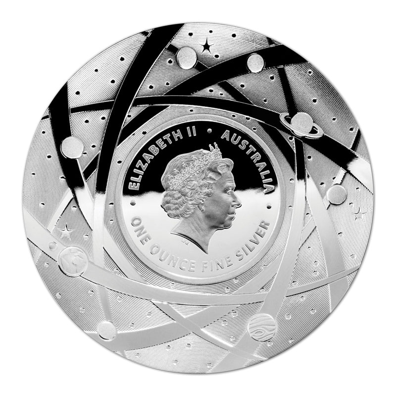 EARTH & MOON - AUSTRALIA 2018 & 2019 $5 1oz PROOF COINS THE EARTH AND BEYOND SERIES (1 of each)