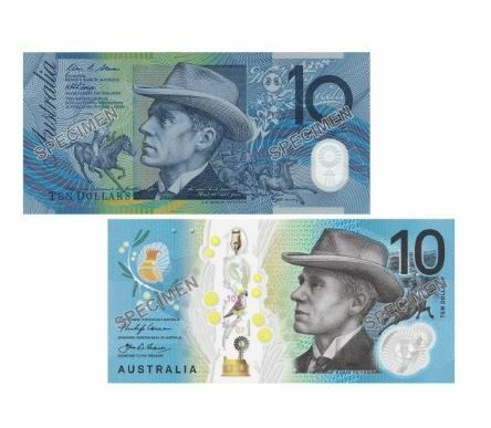 Two Generations of $10 banknotes RBA official folder UNC pair