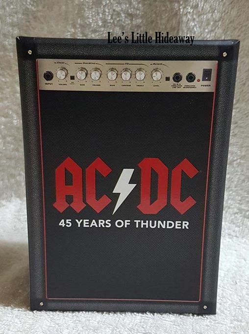 2018 $5 Fine Silver Nickel Plated Coloured Proof Triangular Coin AC/DC - 45 Years of Thunder