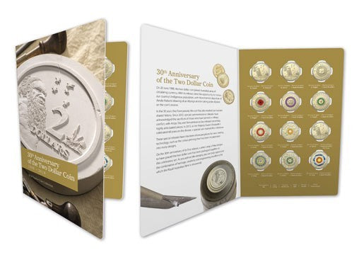 2018 $2 Twelve Coin Coloured Uncirculated Set (30th Anniversary of the $2 coin)