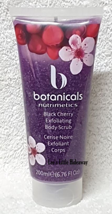 Nutrimetics Botanicals Exfoliating Body Scrub 200ml - Black Cherry