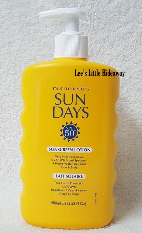 Nutrimetics Sun Days SPF 50+ Sunscreen Lotion 400ml