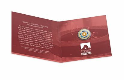 2018 Lest We Forget - Eternal Flame ($2 "C" Mintmark Coloured Uncirculated Coin)