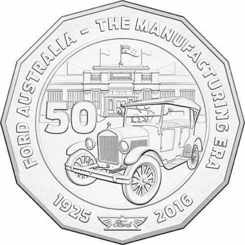 Limited Edition 2017 FORD AUSTRALIA - THE MANUFACTURING ERA - Classic Heritage 12th coin RARE
