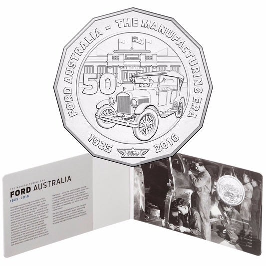 Limited Edition 2017 FORD AUSTRALIA - THE MANUFACTURING ERA - Classic Heritage 12th coin RARE