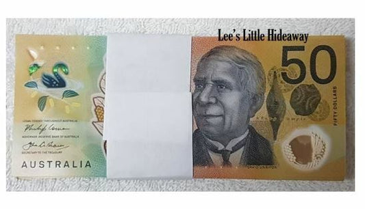 2018 $50 Lowe/Fraser Banknotes - Bundle of 100 RBA UNC