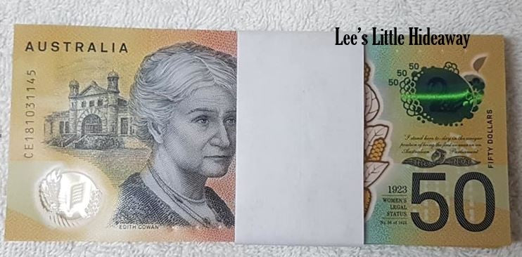 2018 $50 Lowe/Fraser Banknotes - Bundle of 100 RBA UNC