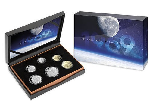 2019 Six Coin Proof Year Set 50th Anniversary of the Moon Landing