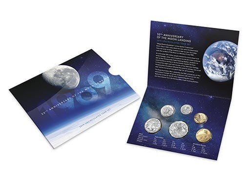 2019 Six Coin Uncirculated Year Set 50th Anniversary of the Moon Landing