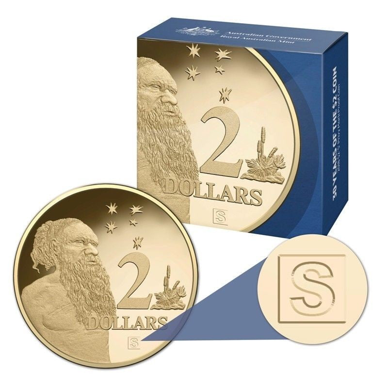 ANDA SYDNEY MONEY EXPO 2018 $2 30TH ANNIVERSARY OF $2 "S" PRIVY PROOF COIN