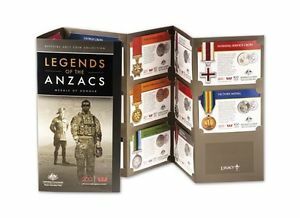Official 2017 Legends of the Anzac Collectors Coin Album with first 25 cent coin