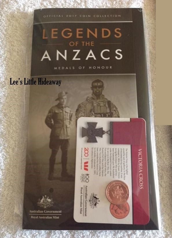 Official 2017 Legends of the Anzac Collectors Coin Album with first 25 cent coin
