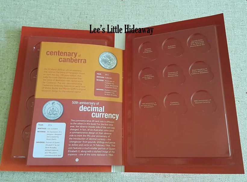 20 Cent, 50 cent & $1 Coin Collection books - total of 3 books (album/folder)