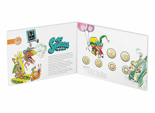 2019 Seven Coin Coloured Uncirculated Set - 60th Anniversary of Mr Squiggle and Friends (Limited Edition) x 5 sets
