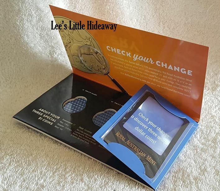 2019 Royal Australian Mint $1 Dollar Discovery Folder Australia - Orange (for A U S coins not included)