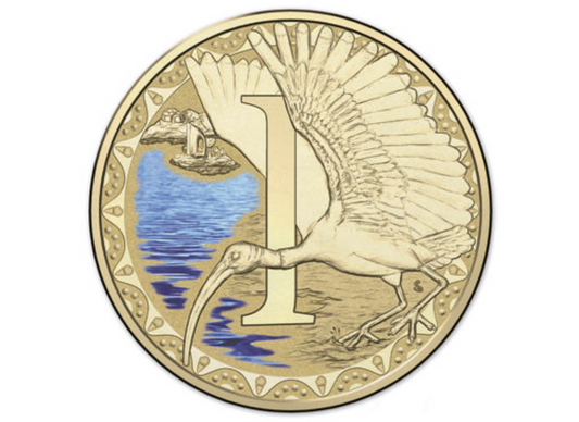 2015 Alphabet Collection Letter I $1 Coloured Frosted Coin RAM