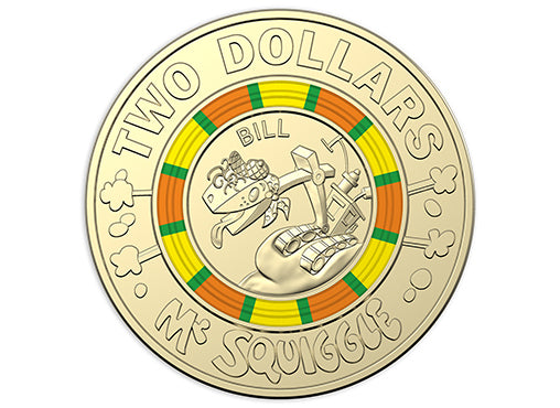 2019 Seven Coin Coloured Uncirculated Set - 60th Anniversary of Mr Squiggle and Friends (Limited Edition) x 11 sets